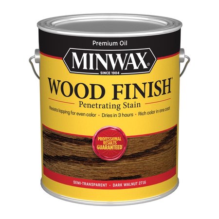 MINWAX Wood Finish Semi-Transparent Dark Walnut Oil-Based Penetrating Stain 1 gal 710810000
